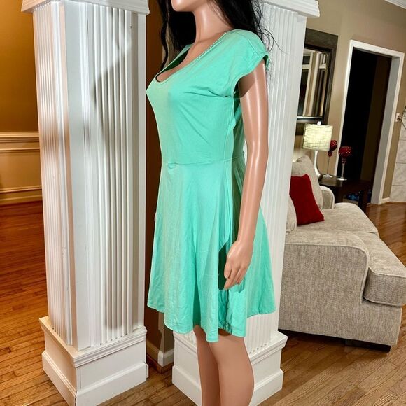 Super soft mint open ladder back dress - Picture 5 of 9